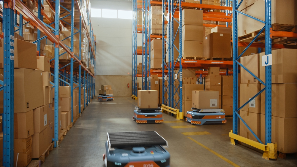 Robots in warehouse for anticipatory shipping