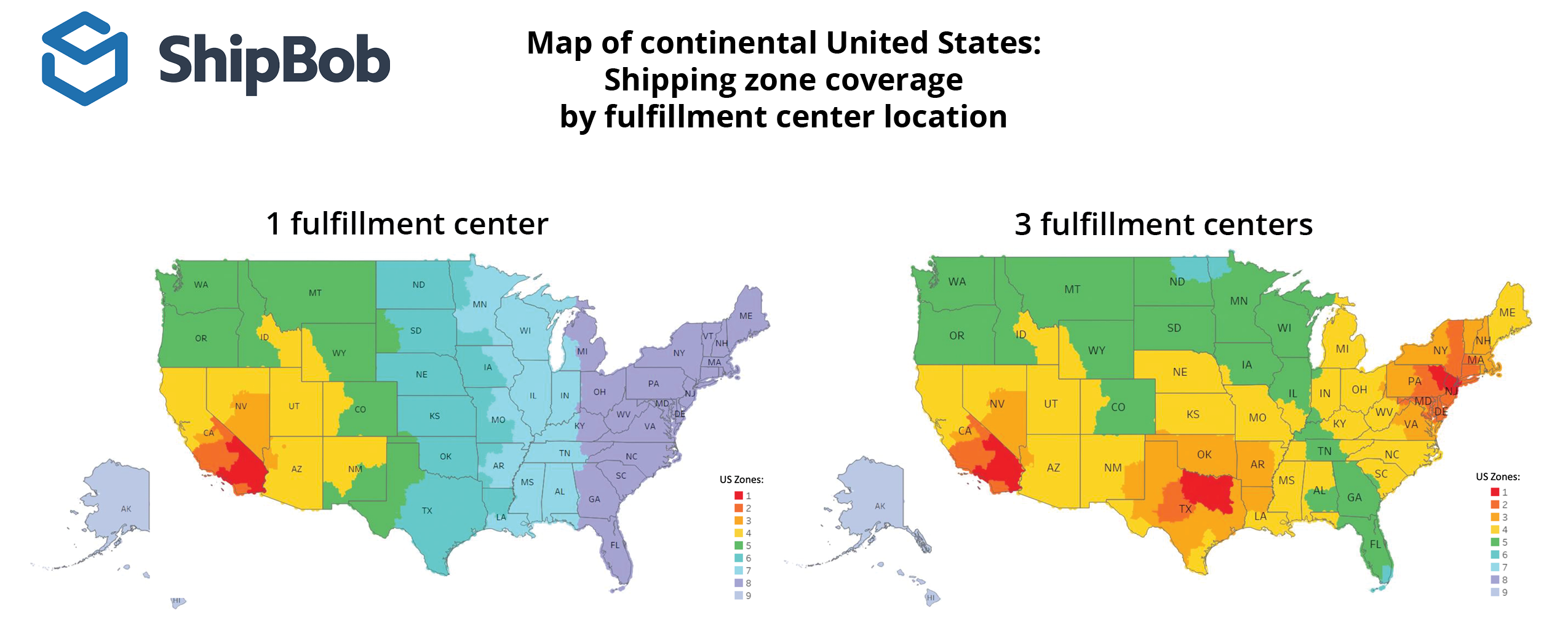 How long does ground shipping take from california to texas Shipping Zones Usps Zone Distances Affect Fulfillment Costs