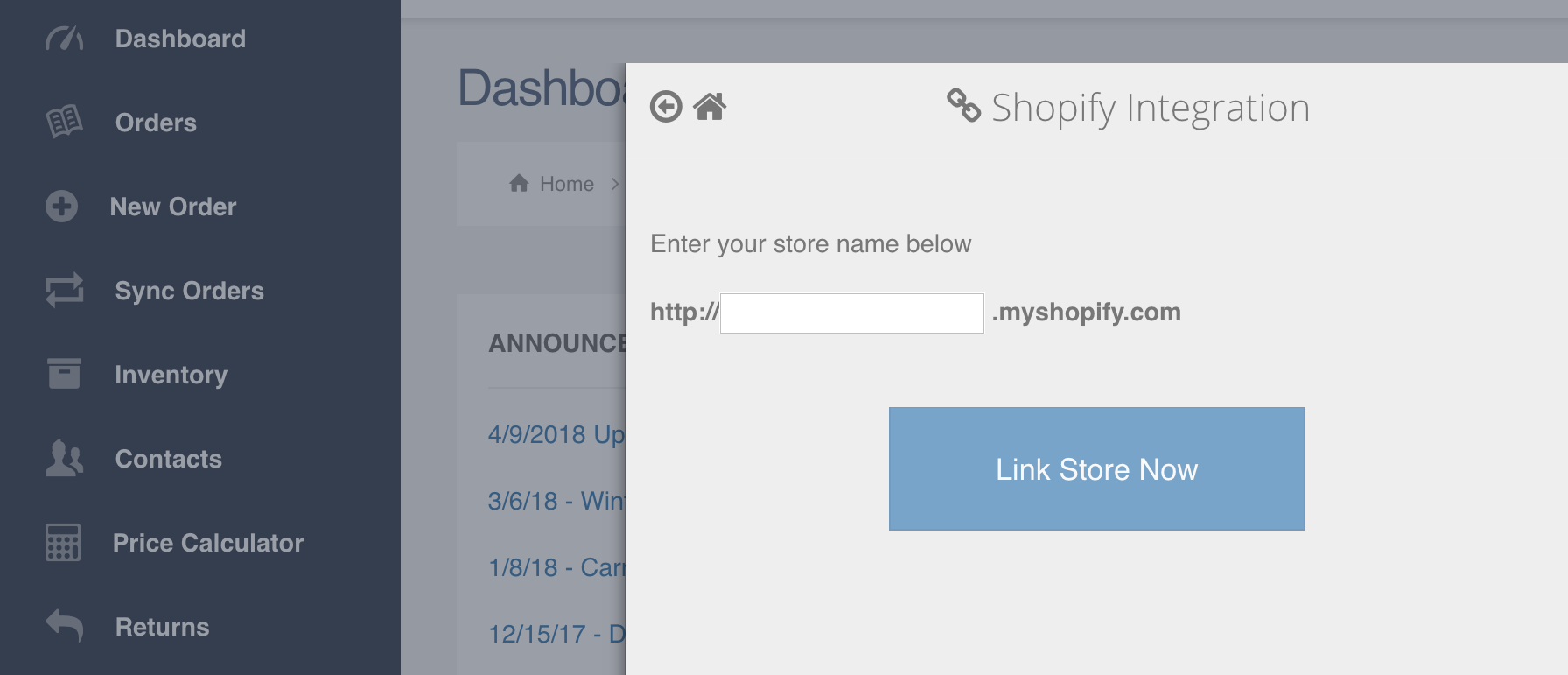 shopify integration connect to shipbob fulfilment 3pl