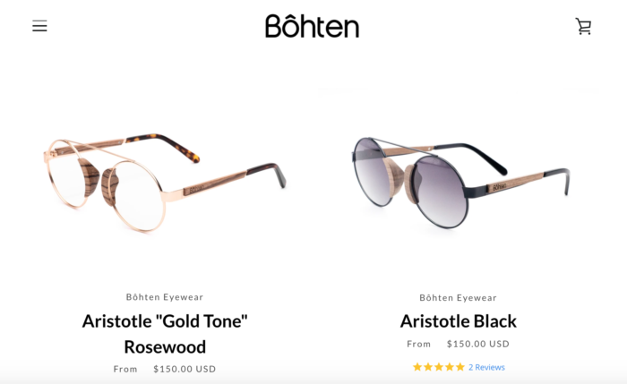 Bohten eyeware