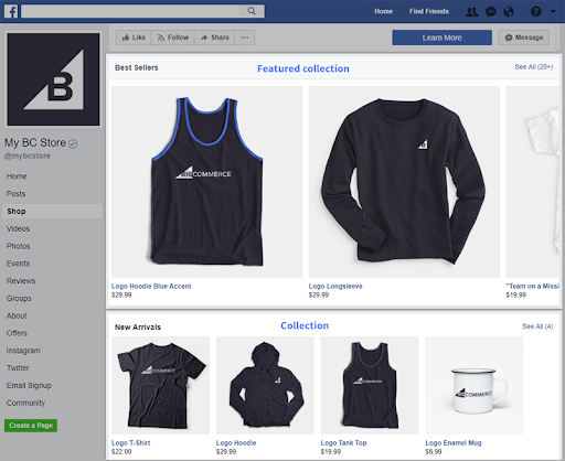 facebook shops screenshot 3