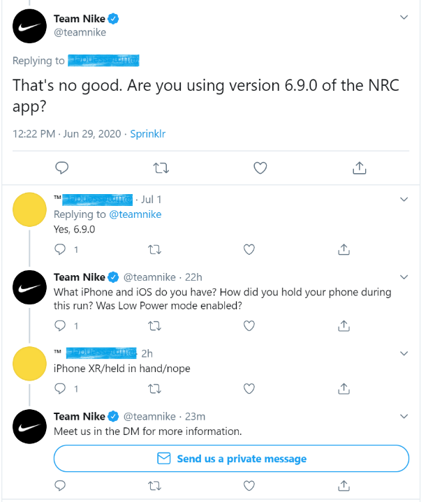 social commerce Nike tweet example