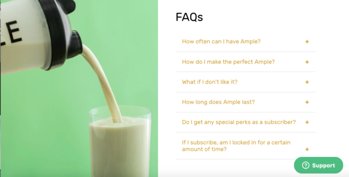 ample foods FAQs