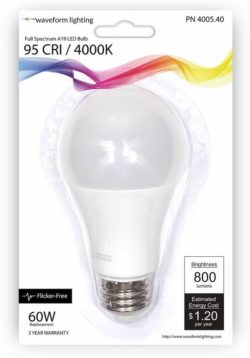 waveform lighting bulb