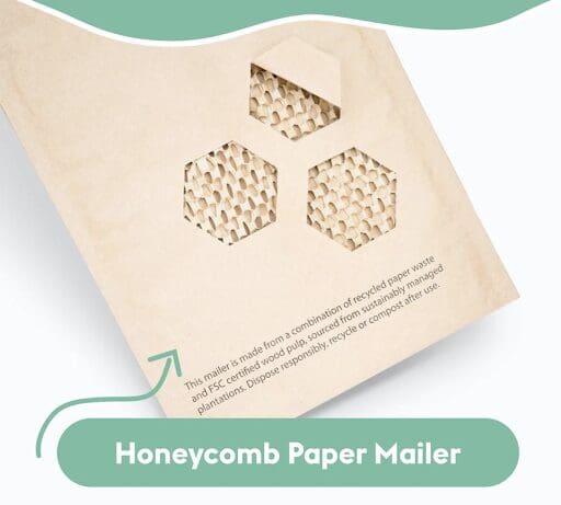 One of Arka's dunnage packaging types, with honeycomb dunnage to protect the package's contents